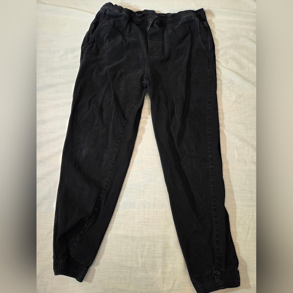 RSQ Black Joggers